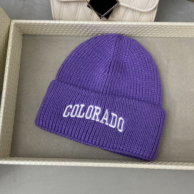 Lettering Beanie FashionChic