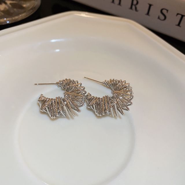 (Various Silver Earring Tone Designs) FashionChic