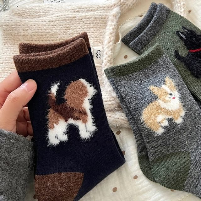 Dog Jacquard Socks / Set SpreePicky