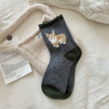 Dog Jacquard Socks / Set SpreePicky