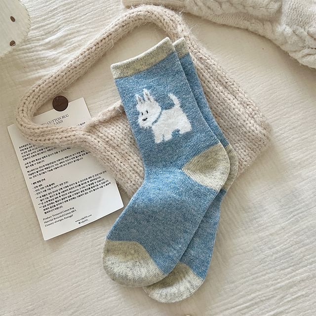 Dog Jacquard Socks / Set SpreePicky