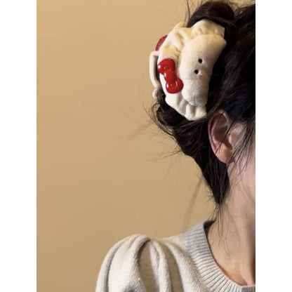 Dumpling Fabric Hair Clamp / Hair Clip (Various Designs) SpreePicky