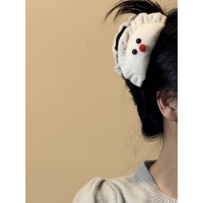 Dumpling Fabric Hair Clamp / Hair Clip (Various Designs) SpreePicky