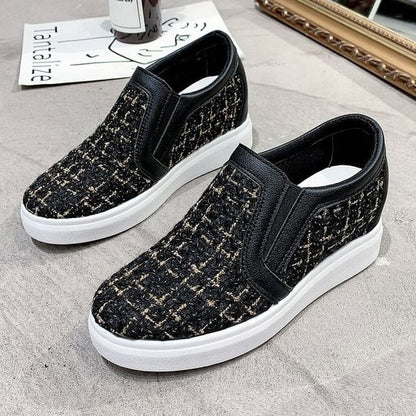 Woven Platform Slip-Ons SpreePicky