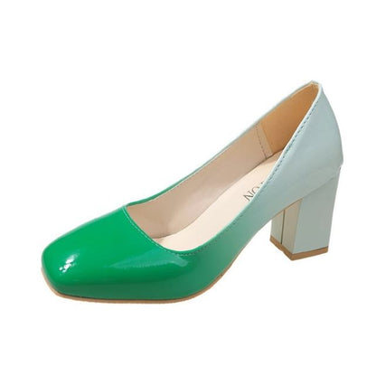 Block Heel Gradient Pumps mySite