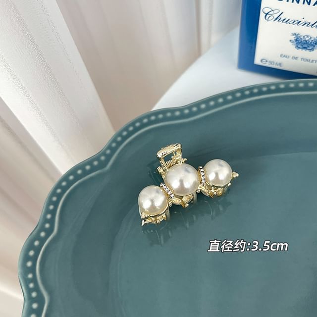 Rhinestone / Faux Pearl Alloy Hair Clamp / Set SpreePicky