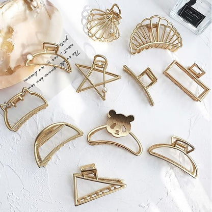 Cutout Alloy Hair Claw (Various Designs) SpreePicky