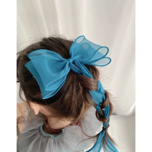 Bow Mesh Hair Clip mySite