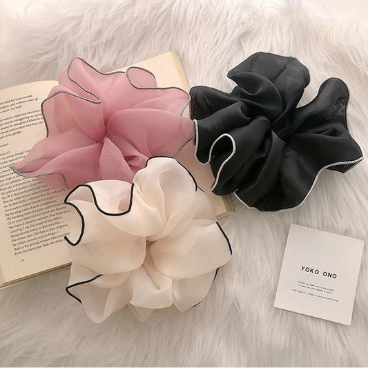 Ruffle Mesh Scrunchie mySite