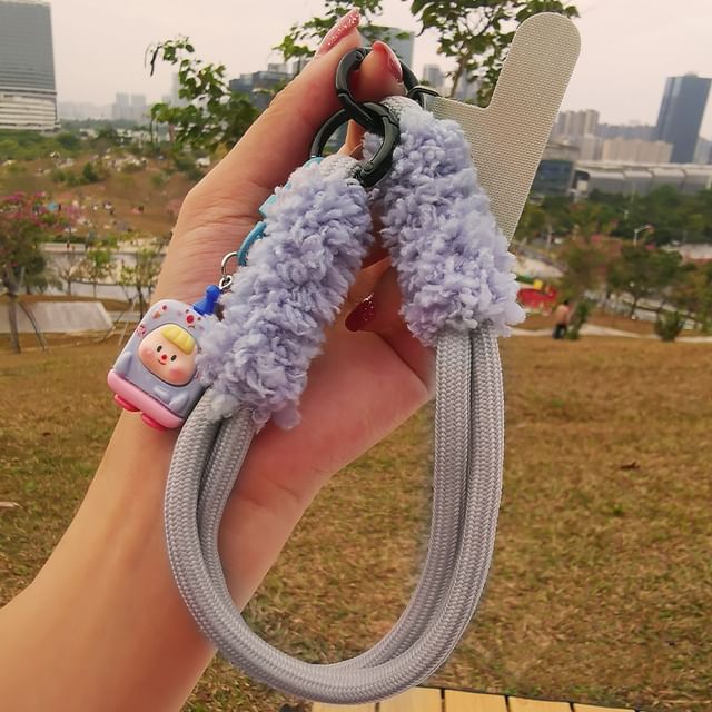 Cartoon Wrist Phone Strap with Lanyard Pad SpreePicky