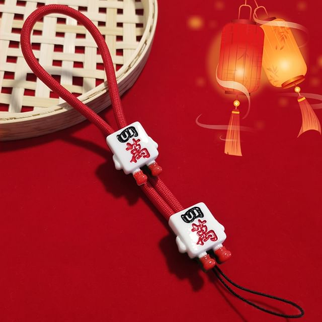 Mahjong Wrist Phone Strap SpreePicky