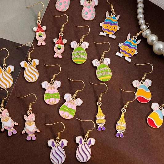 Easter Alloy Drop Earring SpreePicky