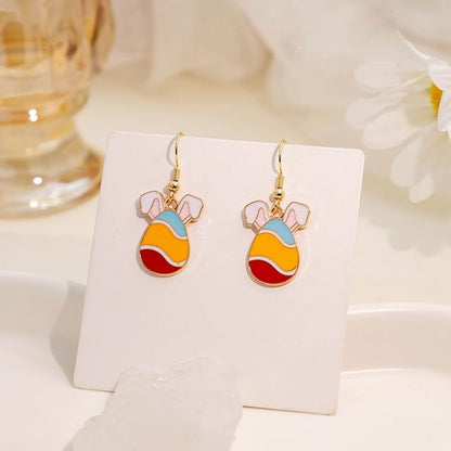 Easter Alloy Drop Earring SpreePicky