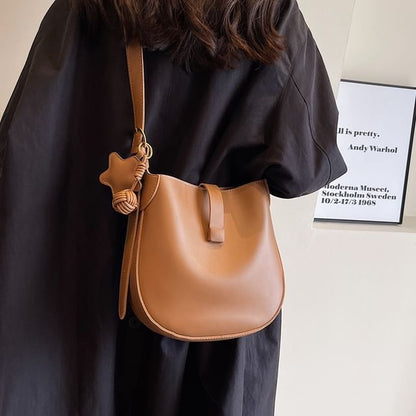 Set: Faux Leather Crossbody Bag + Pouch SpreePicky