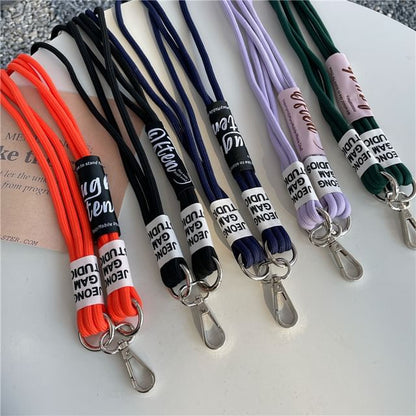 Lettering Phone Lanyard with Lanyard Pad SpreePicky