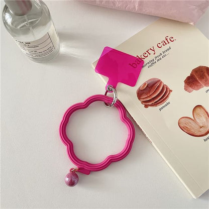 Wavy Hoop Phone Strap with Lanyard Pad SpreePicky