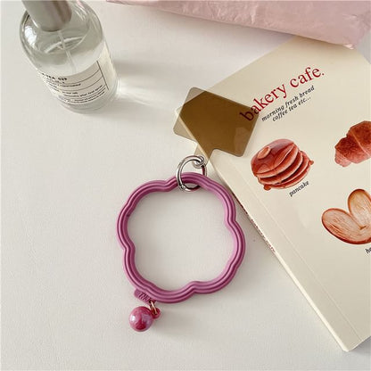 Wavy Hoop Phone Strap with Lanyard Pad SpreePicky