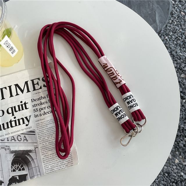 Lettering Phone Lanyard with Lanyard Pad SpreePicky