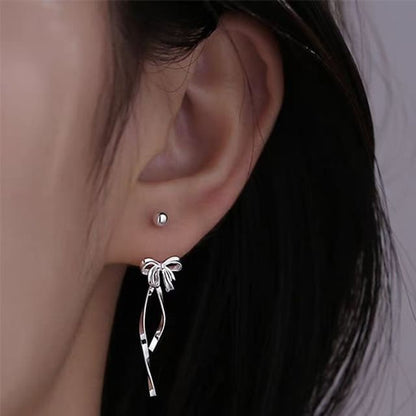 Bow Alloy Ear Jacket mySite