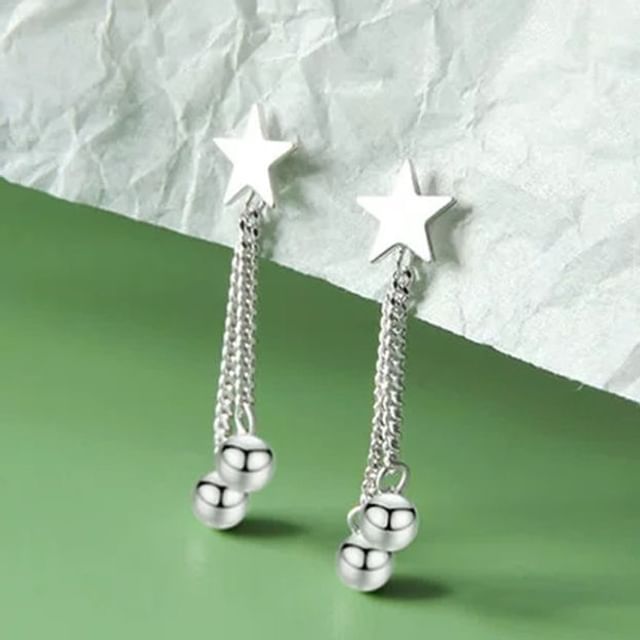 Star Alloy Dangle Earring mySite