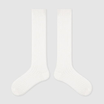 Plain Mid-Calf Socks SpreePicky