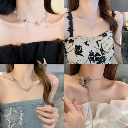 Pendant Alloy Choker (Various Designs) SpreePicky