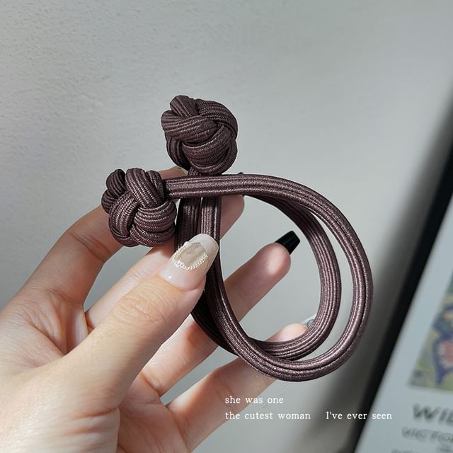 Plain Knot Hair Tie / Set SpreePicky