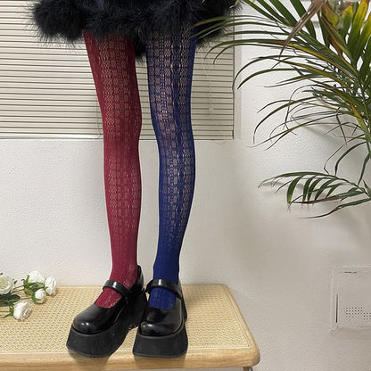 Plain Lace Tights SpreePicky