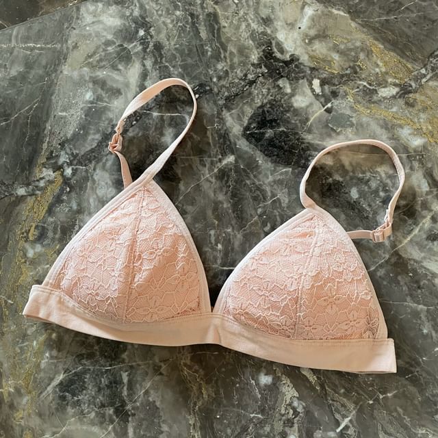 Lace Wireless Bra SpreePicky