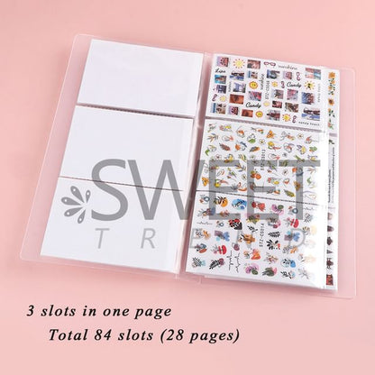 Nail Art Sticker Collection Album SpreePicky