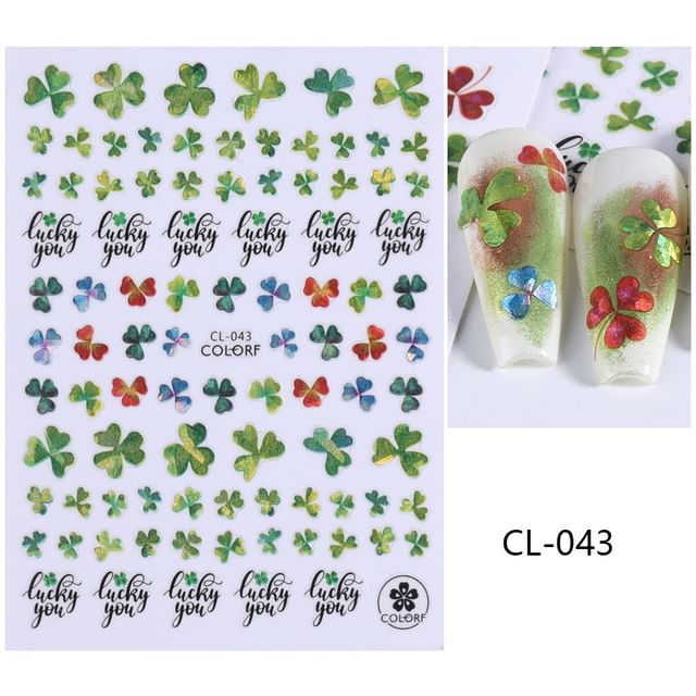 Leaf Nail Art Sticker SpreePicky