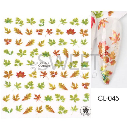 Leaf Nail Art Sticker SpreePicky