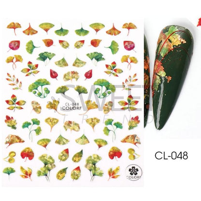 Leaf Nail Art Sticker SpreePicky