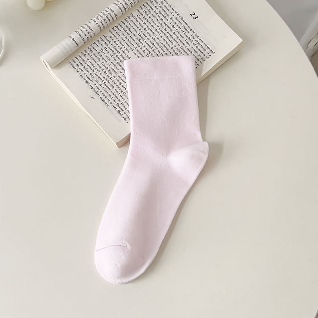 Plain Short Socks SpreePicky