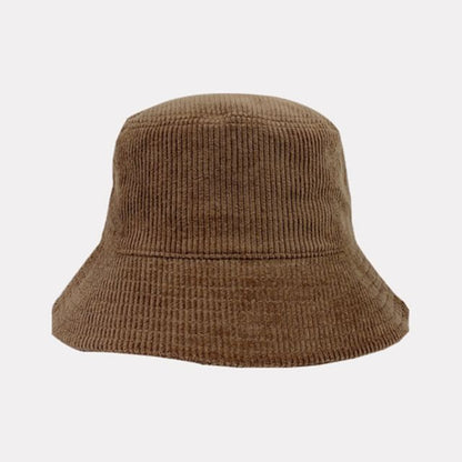 Plain Corduroy Bucket Hat SpreePicky