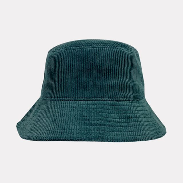 Plain Corduroy Bucket Hat SpreePicky