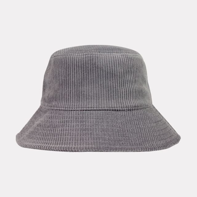 Plain Corduroy Bucket Hat SpreePicky