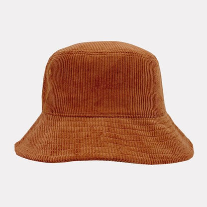 Plain Corduroy Bucket Hat SpreePicky