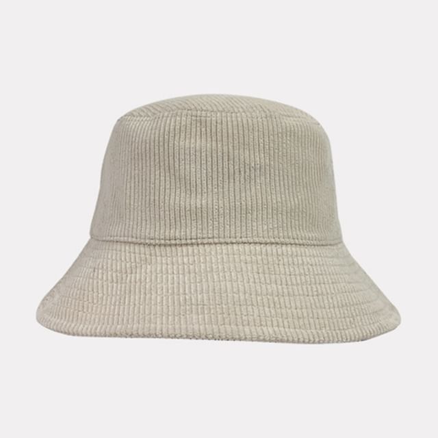 Plain Corduroy Bucket Hat SpreePicky