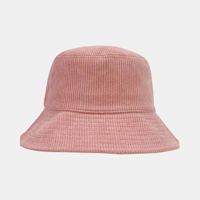 Plain Corduroy Bucket Hat SpreePicky