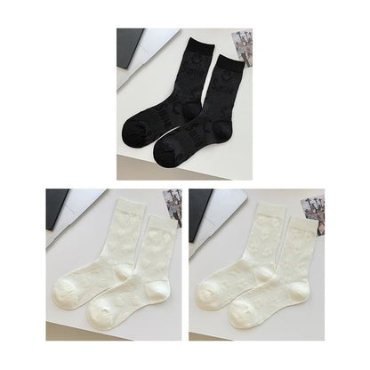 Heart Print Socks / Set SpreePicky