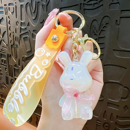 Rabbit Strap Bag Charm Keyring SpreePicky