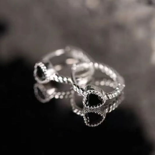 Heart Twisted Sterling Silver Huggie Earring SpreePicky