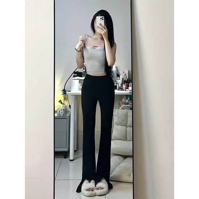 High Waist Plain Front SpreePicky