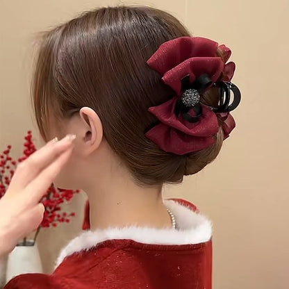 Bow Mesh Acrylic Hair Clamp (Various Designs) SpreePicky