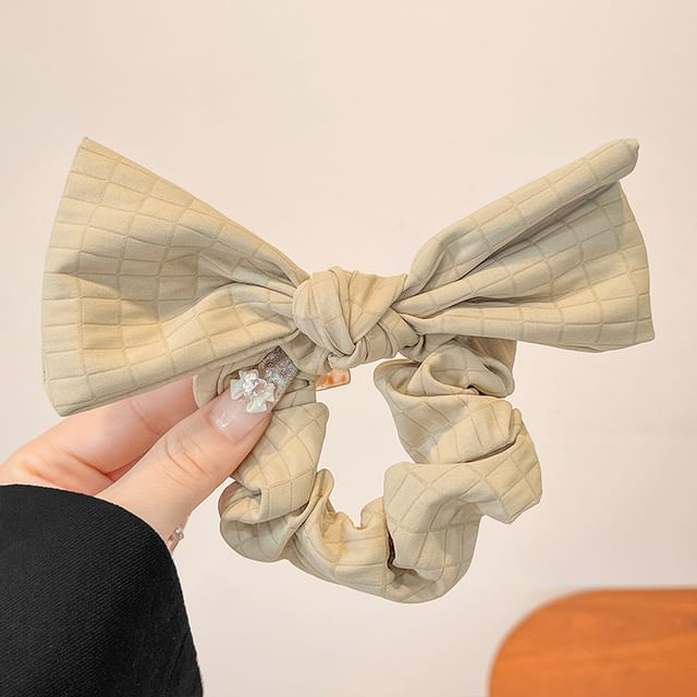 Bow Fabric Scrunchie / Plain Fabric Scrunchie SpreePicky