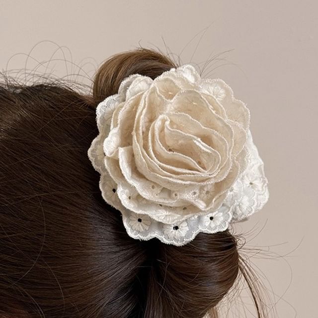 Floral Lace Hair Clamp SpreePicky