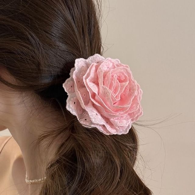 Floral Lace Hair Clamp SpreePicky