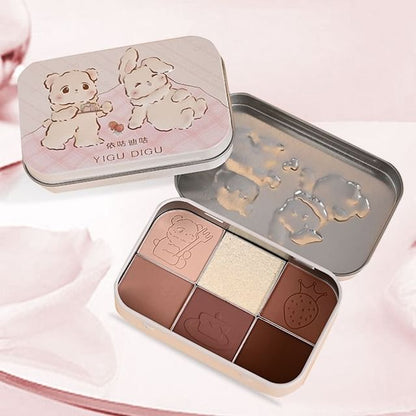 Tea Party Series Metal Box Eyeshadow Palette #02 SpreePicky