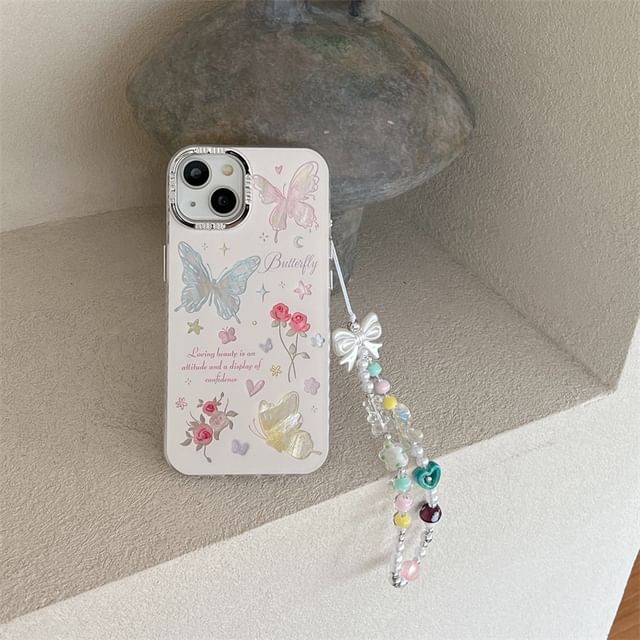 Butterfly Phone Case - 15 Pro Max / 15 Pro / 15 / 14 Pro Max / 14 Pro / 14 / 13 Pro Max / 13 Pro / 13 / 12 Pro Max / 12 Pro / 12 / 11 SpreePicky